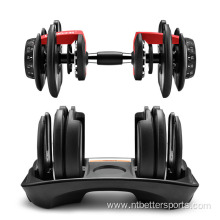 Custom weight 50kg adjustable weights lifting dumbbell set